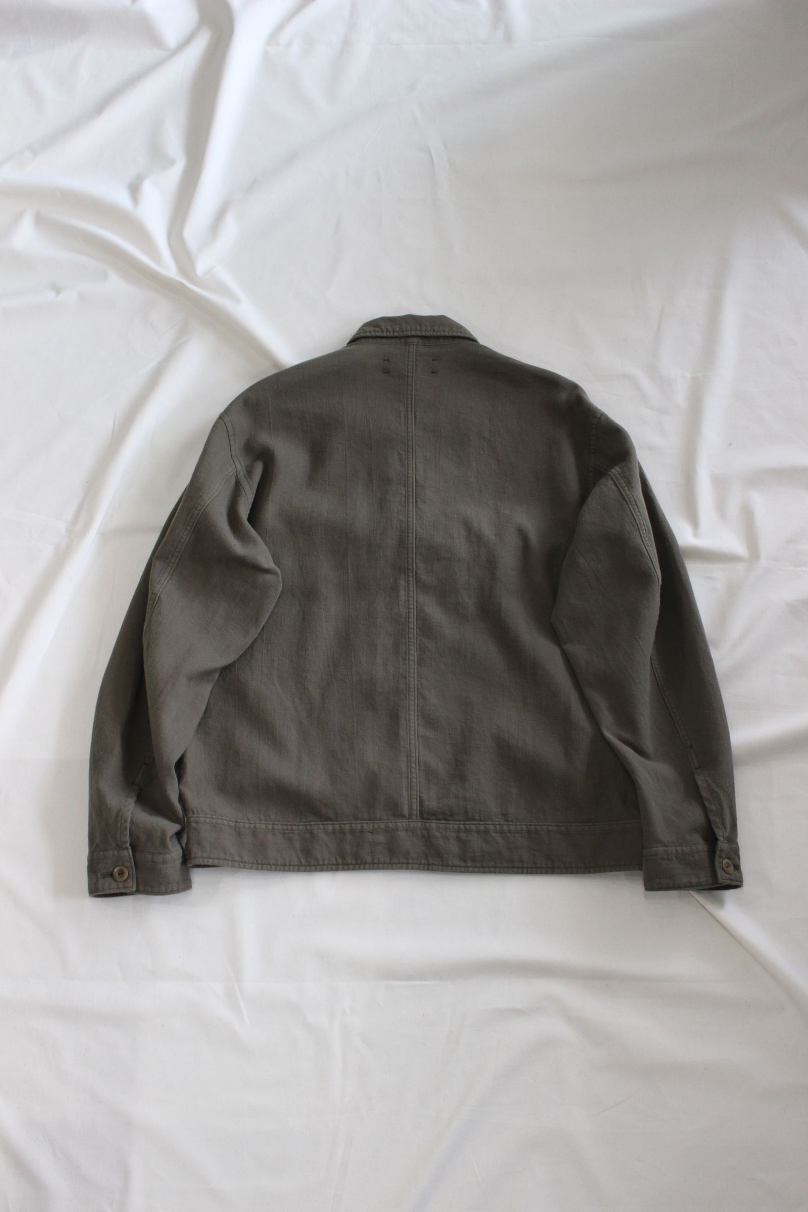 HREINN BLOUSON | OLIVE | シャツブルゾン