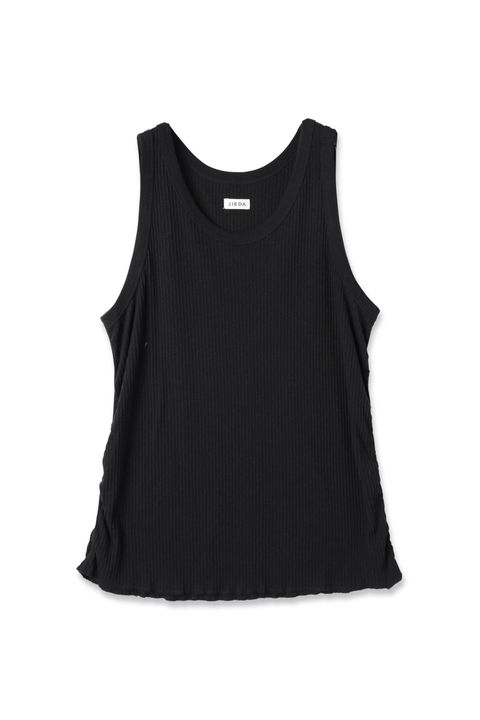 VINTAGE LIGHT RIB T/TOP | BLACK | タンクトップ