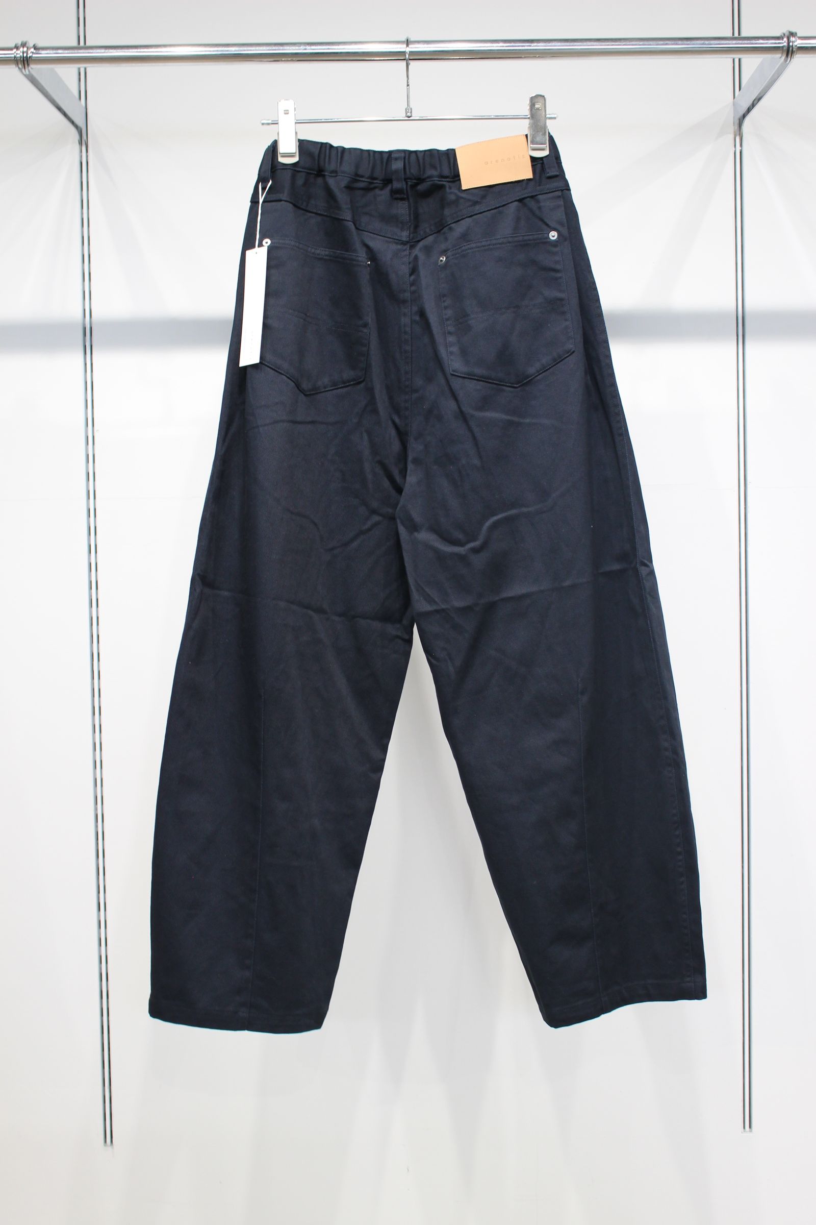 Clear Twill Crescent Wide 5-Pocket Trousers | NAVY | 5ポケットパンツ