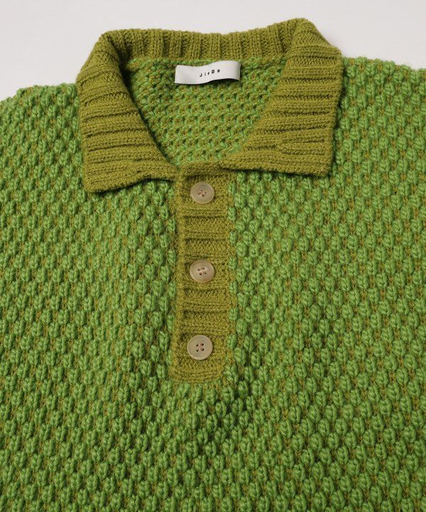 POPCORN SKIPPER KNIT/ニット/グリーン
