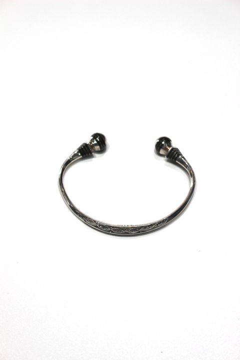 TOUAREG THIN SILVER BANGLE (type A)/トゥアレグシンシルバーバングル