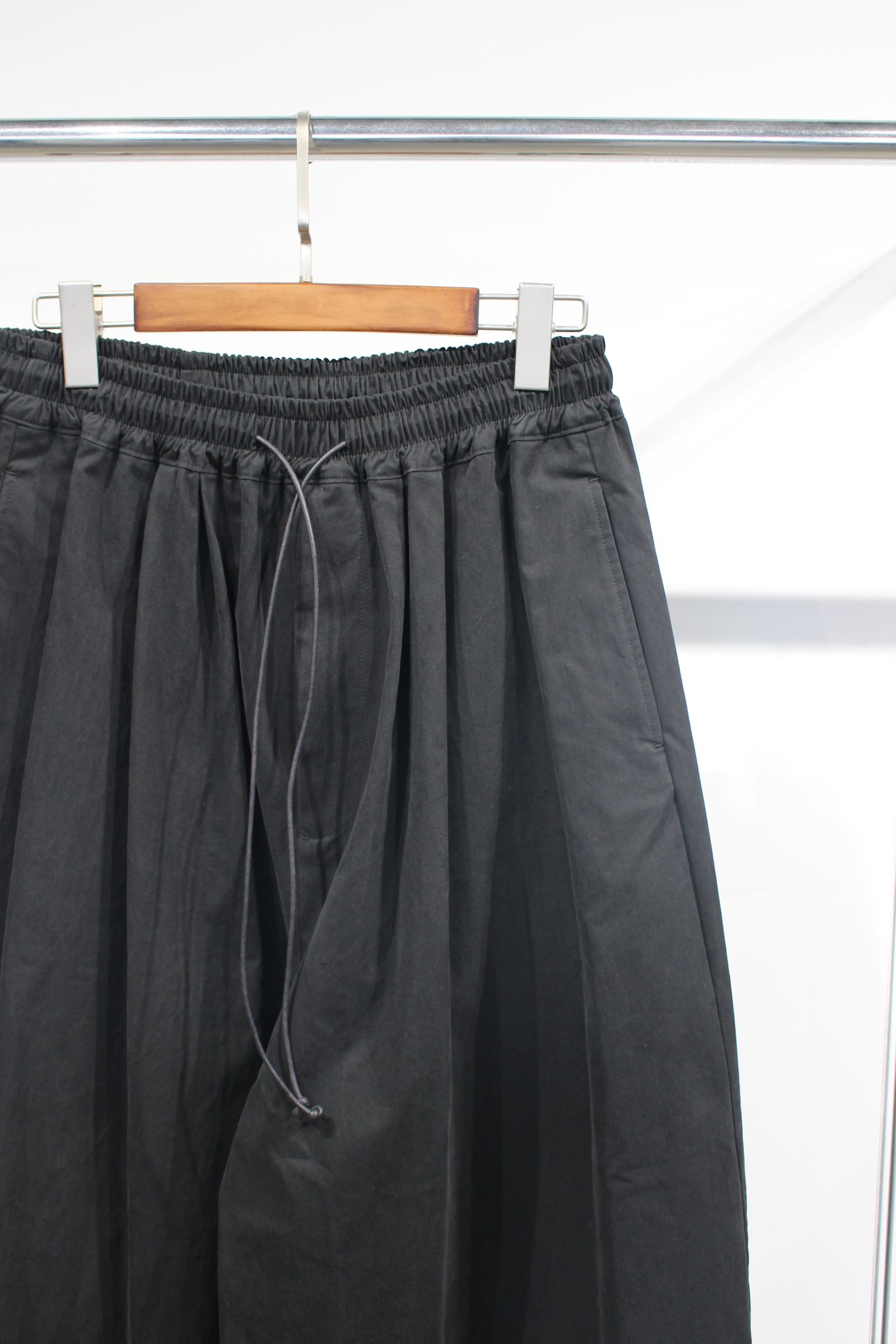 COTTON NYLON BIO PEACH WIDE EASY PANTS/ワイドイージーパンツ