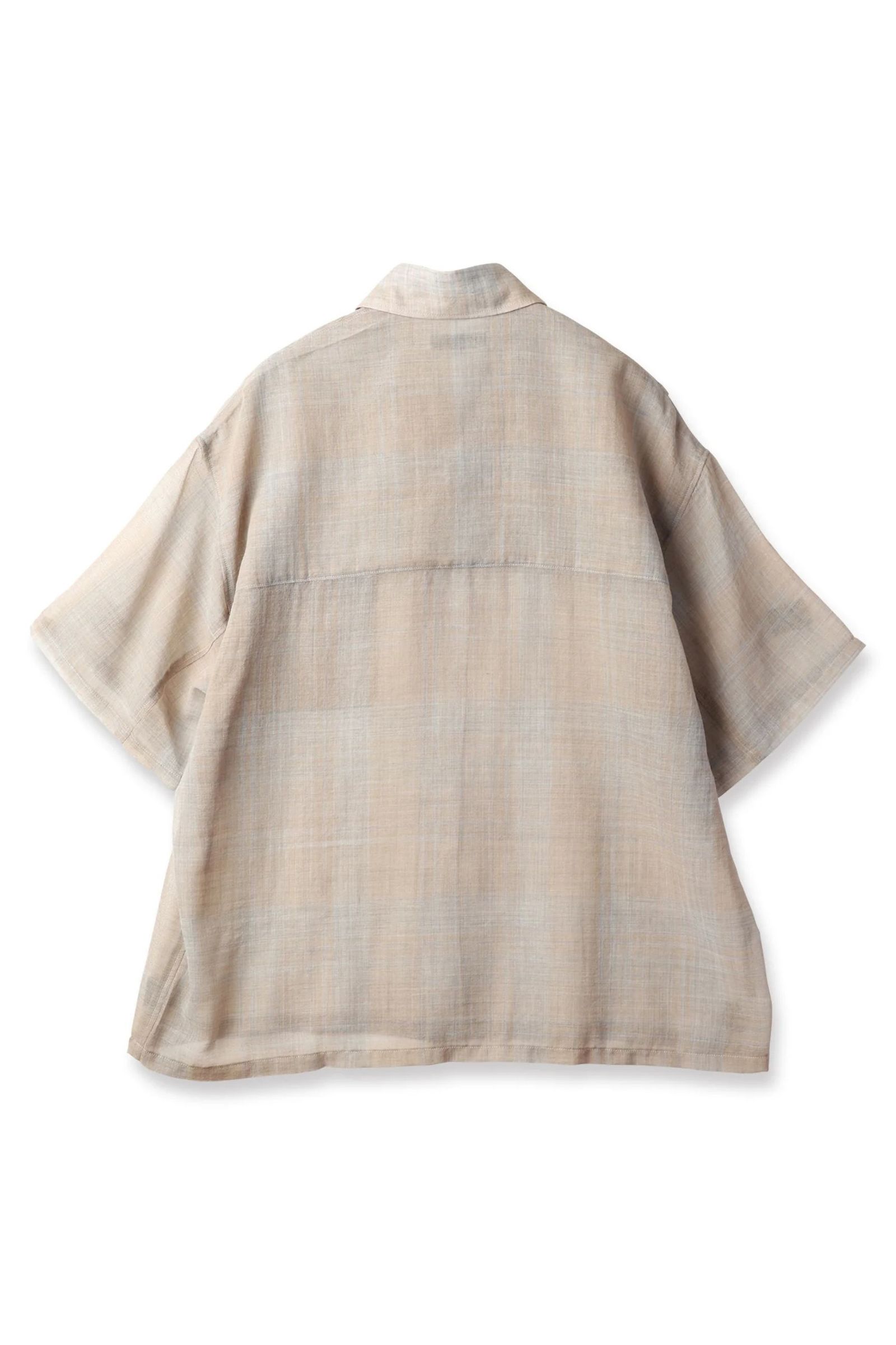 [ラスト1点] CHECK SHIRT S/S | LIGHT GRAY | シャツ