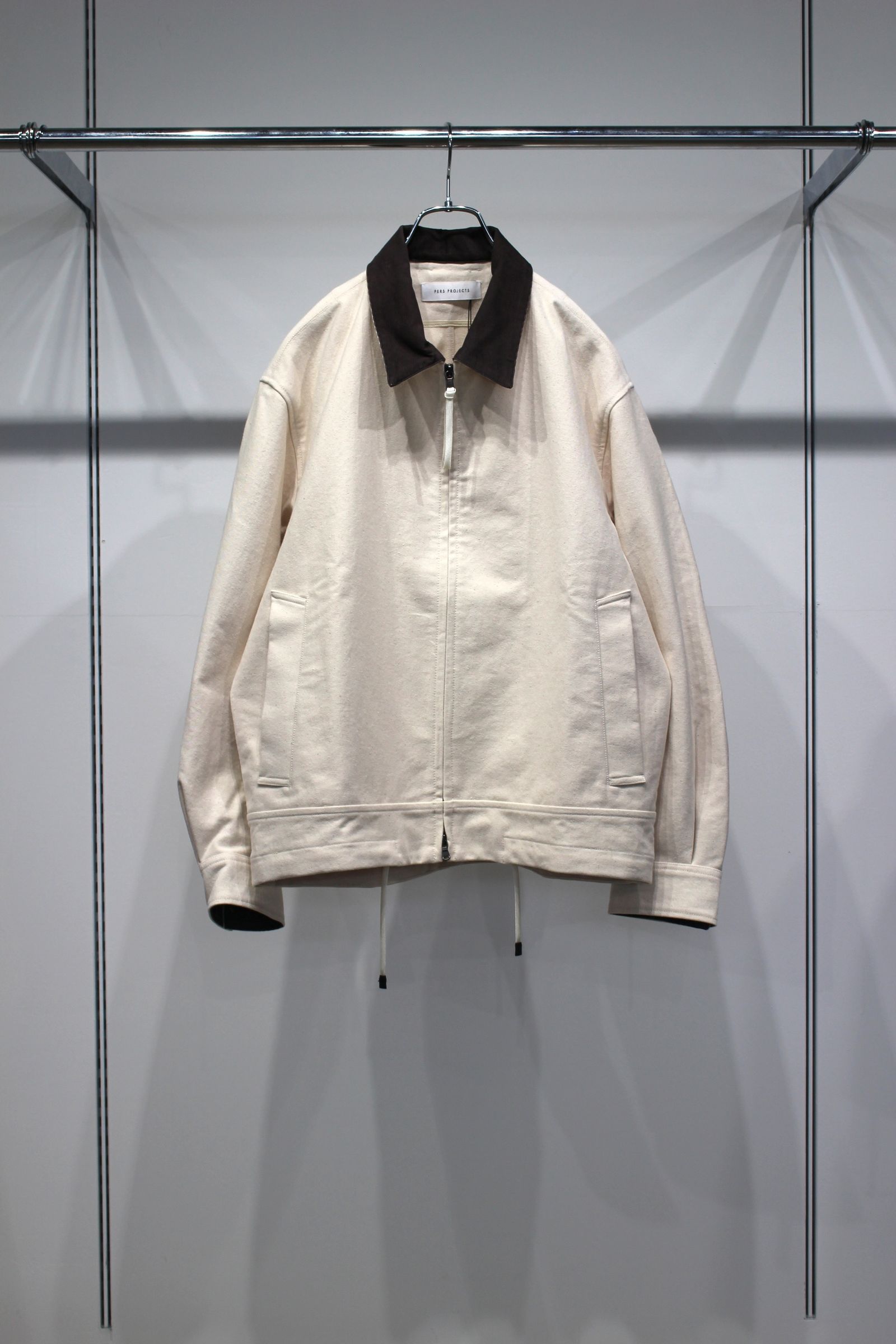 JENS SHORT BLOUSON "moleskin" | ECRU | ブルゾン