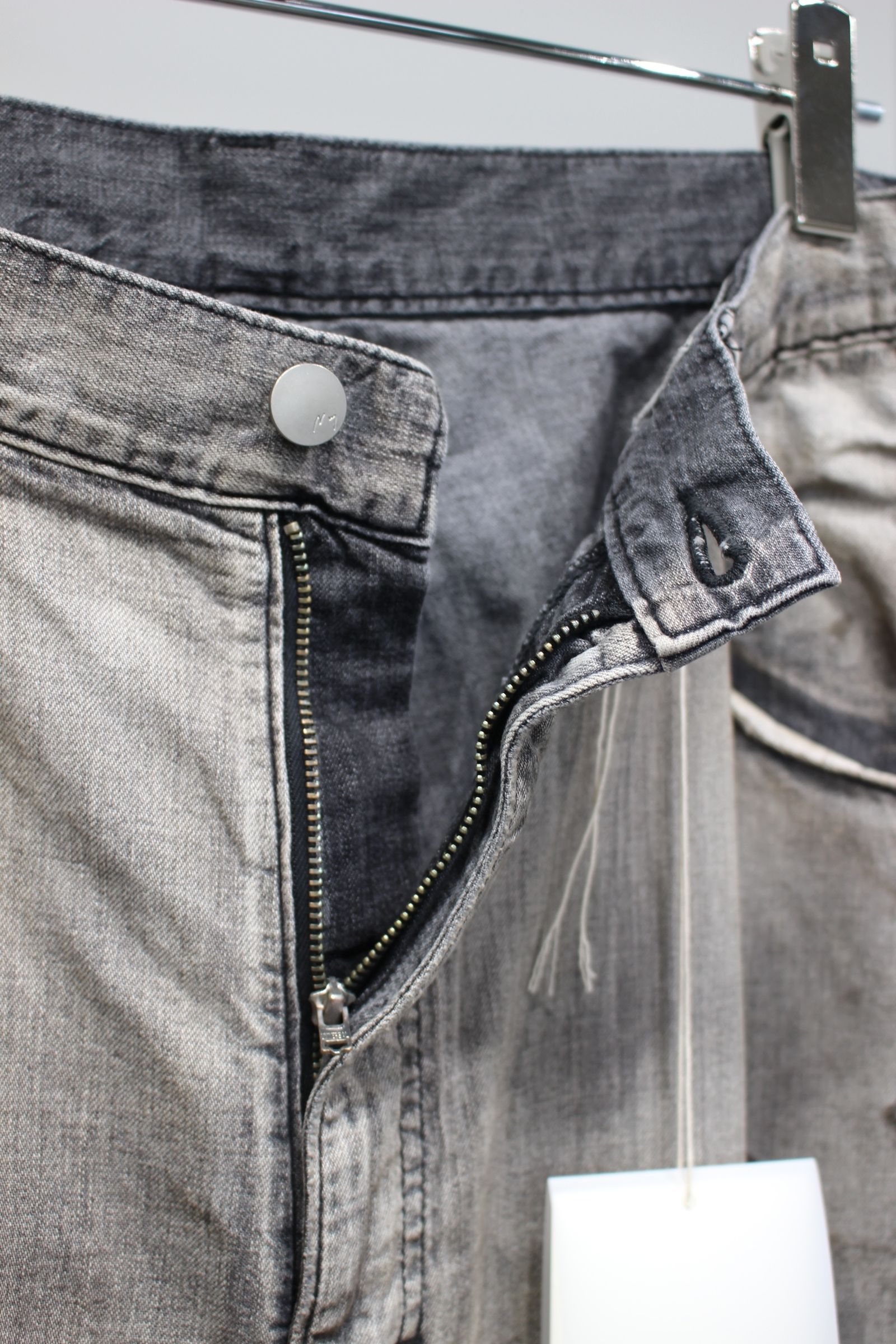 LIGHT OZ WIDE STRAIGHT DENIM PANTS | BLACK | デニム