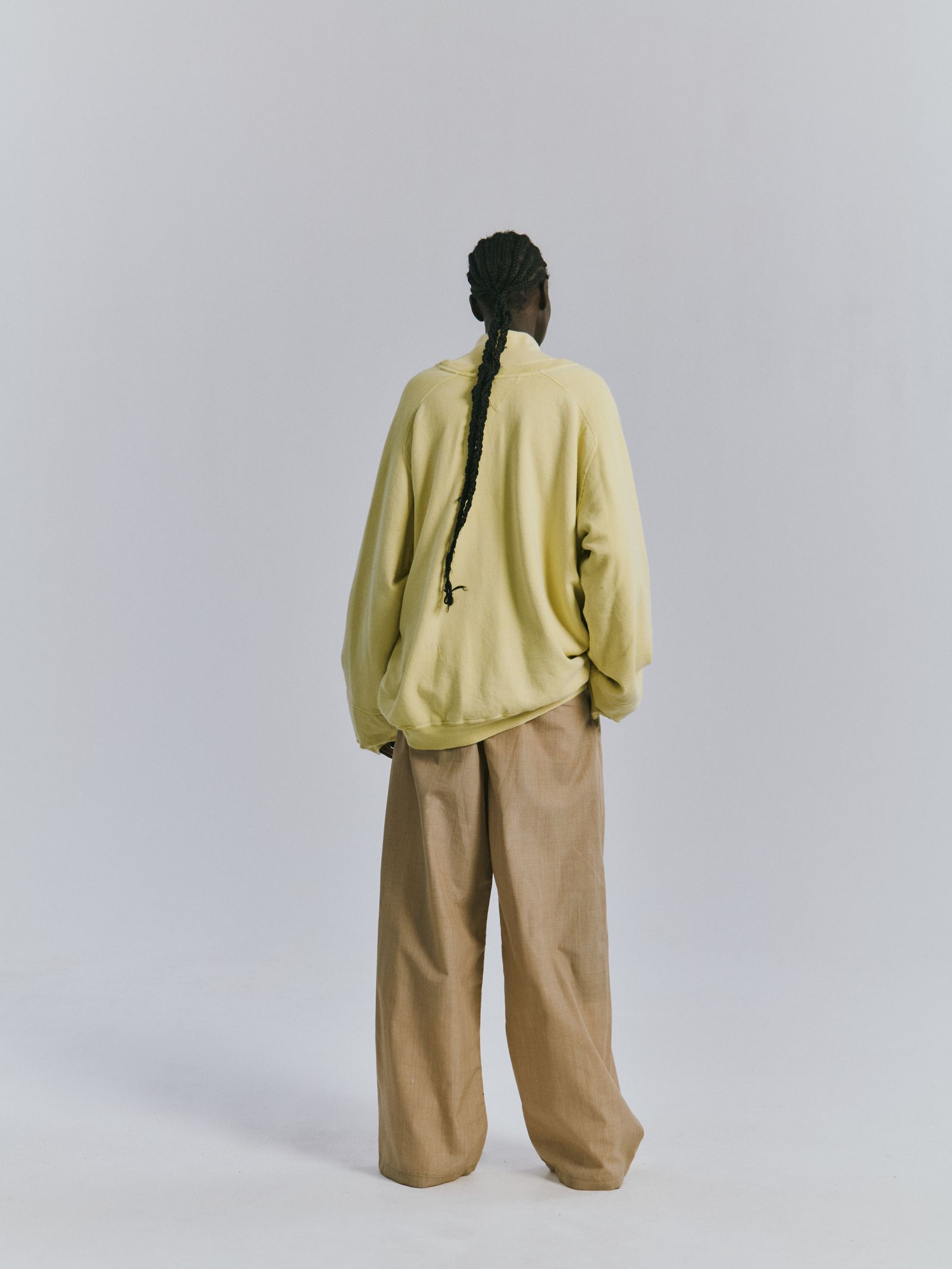 LAYERED TAILORED JACKET | HAKEME WIDE SLACKS | BEIGE | セットアップ