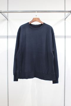 【再発売】【別注】DYED DAMEGE SWEAT SHIRT | NAVY | スウェット