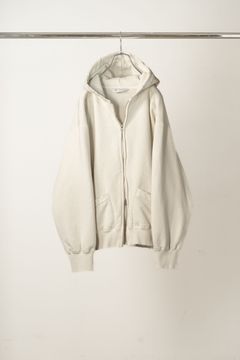 ZIP UP HOODIE | G.WHITE | ジップフーディー
