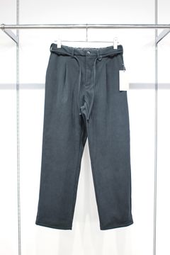 TRICOT CORDUROY PANTS | CADET BLUE | ポリエステルコーデュロイ