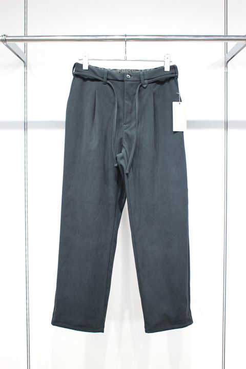 TRICOT CORDUROY PANTS | CADET BLUE | ポリエステルコーデュロイ