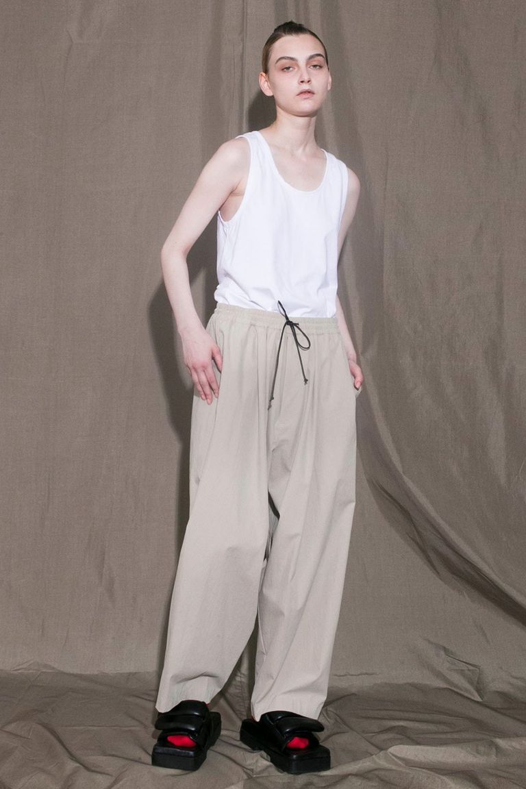 my beautiful landlet - COTTON NYLON BIO PEACH WIDE EASY PANTS/ワイドイージーパンツ |  NapsNote