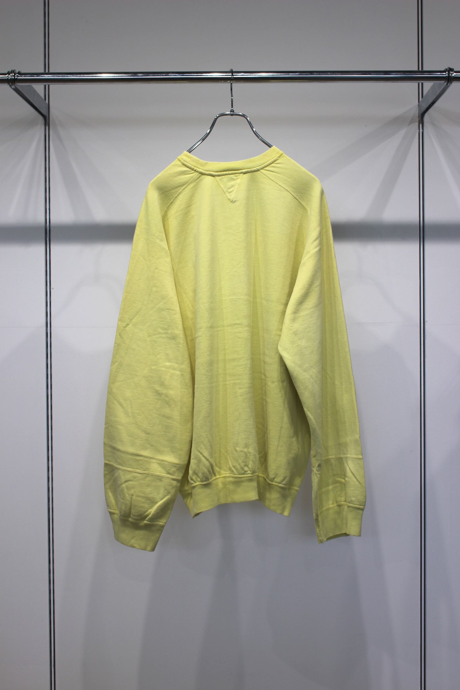 FLEECE-LINED SWEAT SHIRT | YELLOW | スウェット
