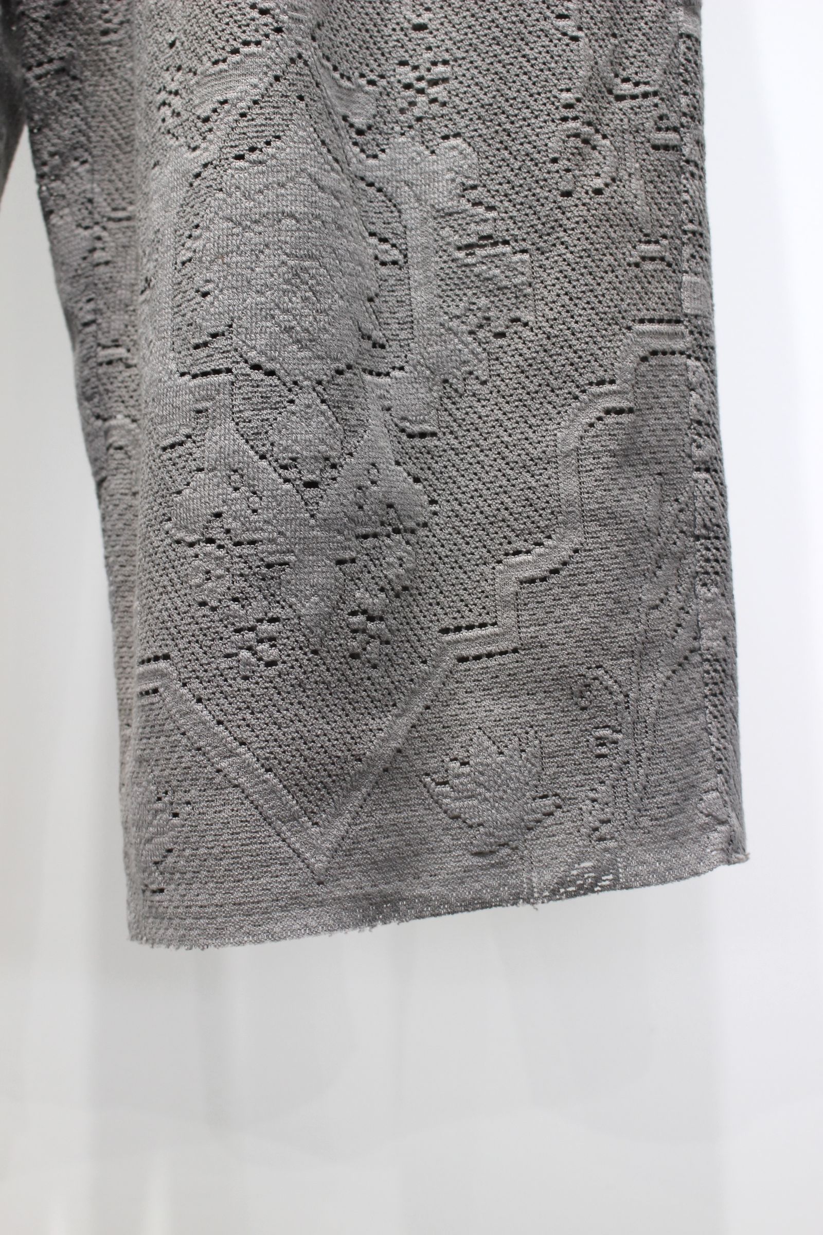 AGING LACE DOUBLE PANEL SLACKS | GRAY | スラックス