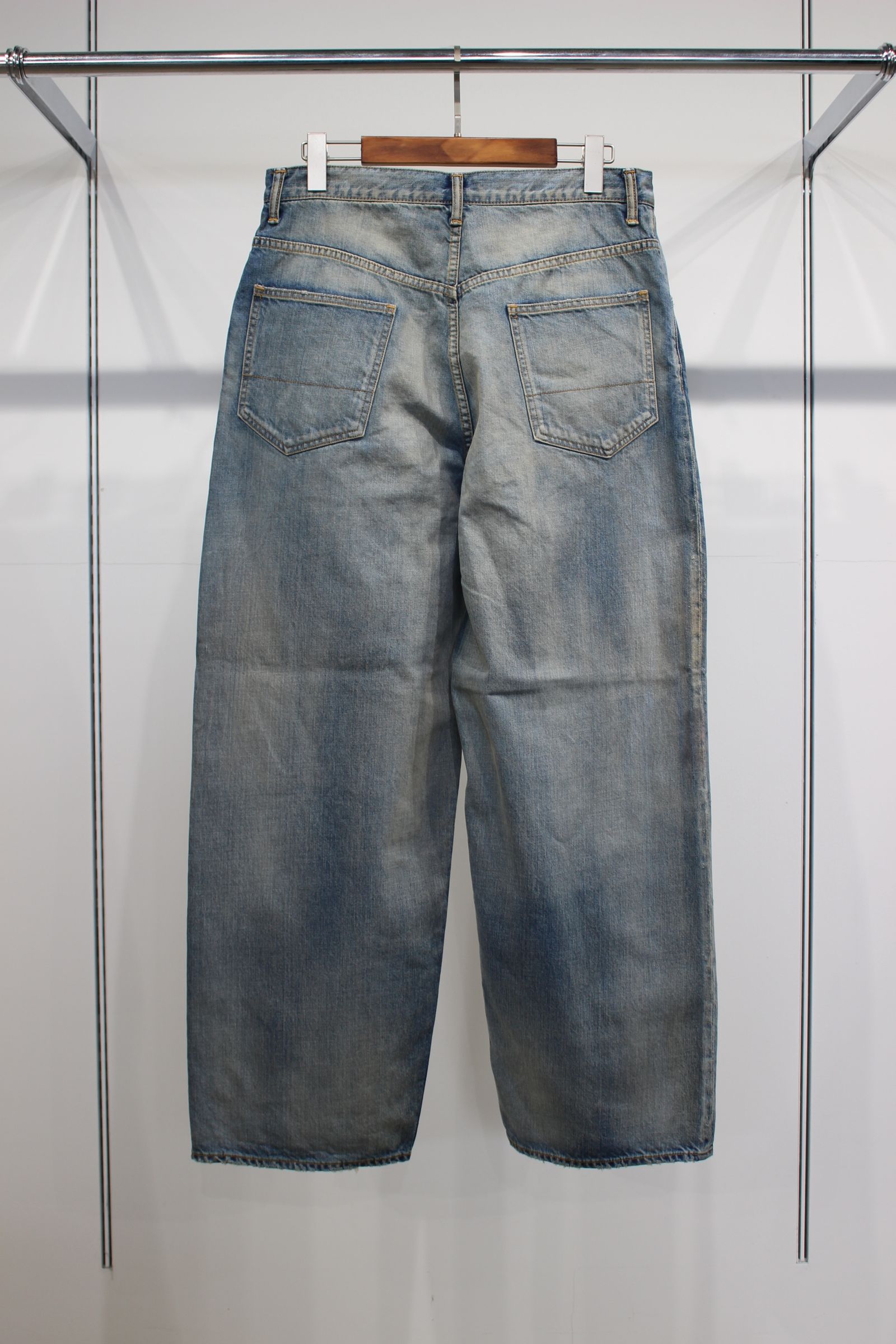 AGING STRAIGHT 5P DENIM PANTS | INDIGO | デニム