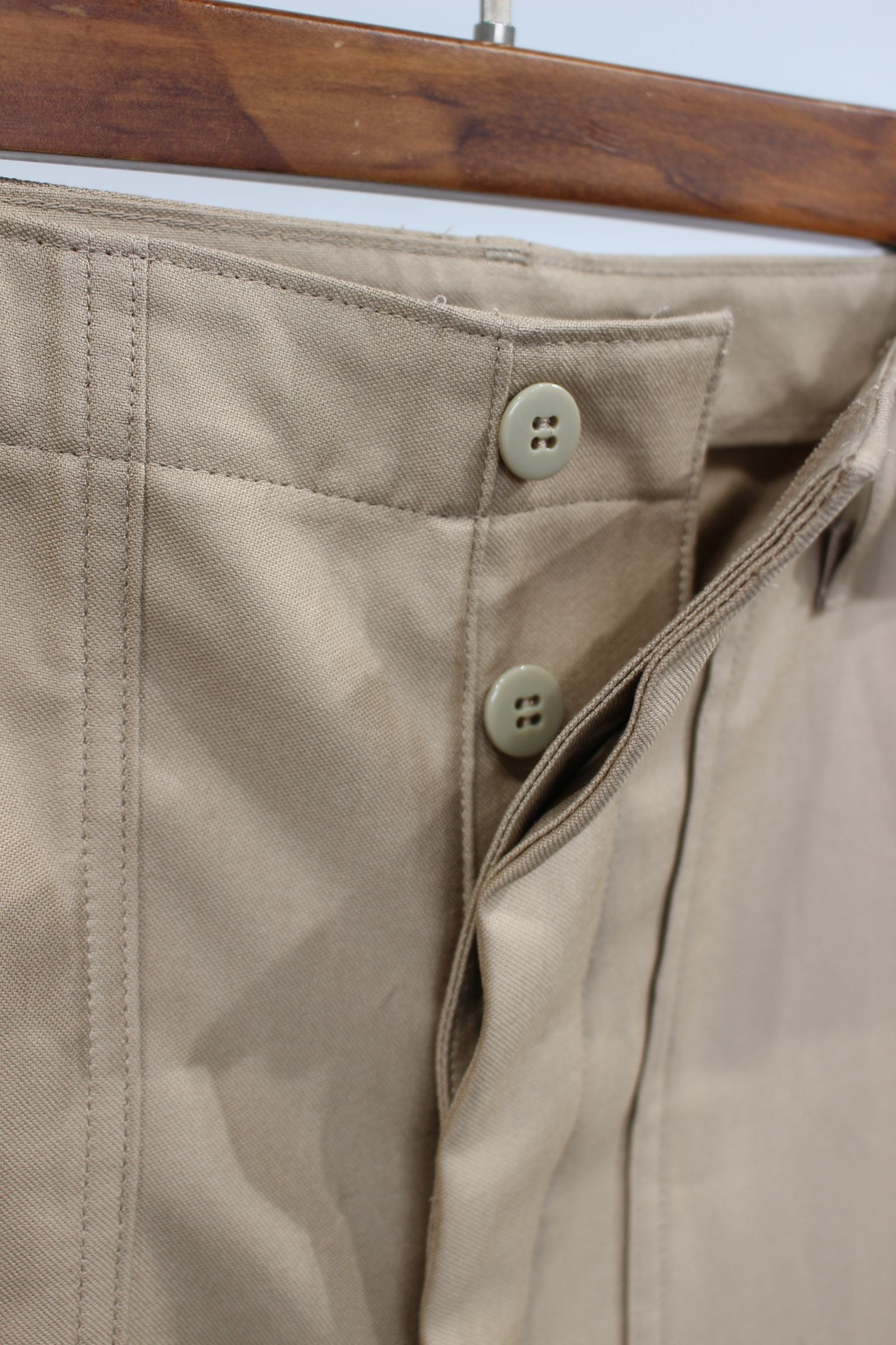 GIZA BACK SATIN BAKER PANTS/BEIGE
