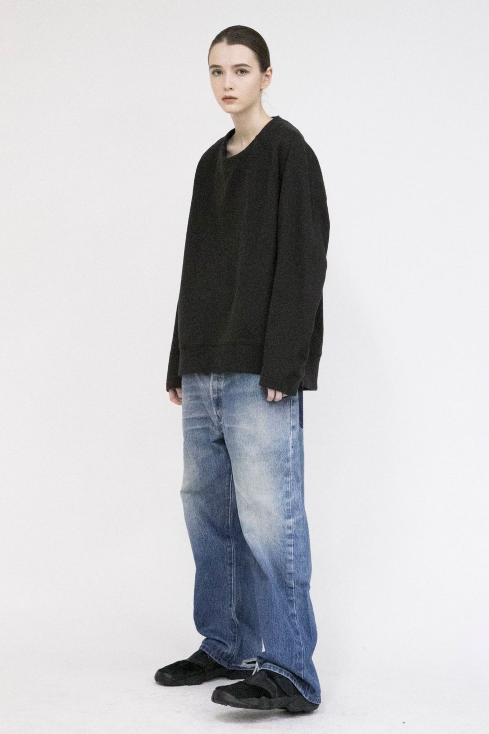Pile Shape Knitted Sweat/スウェット