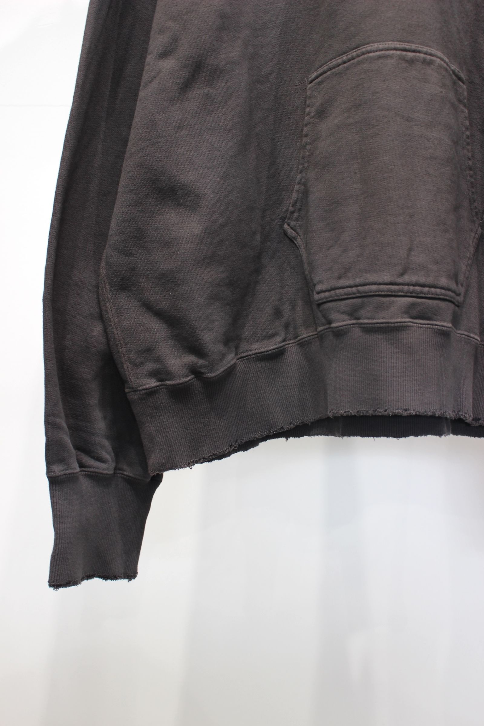 HALF ZIP HOODIE | BLACK | フーディー
