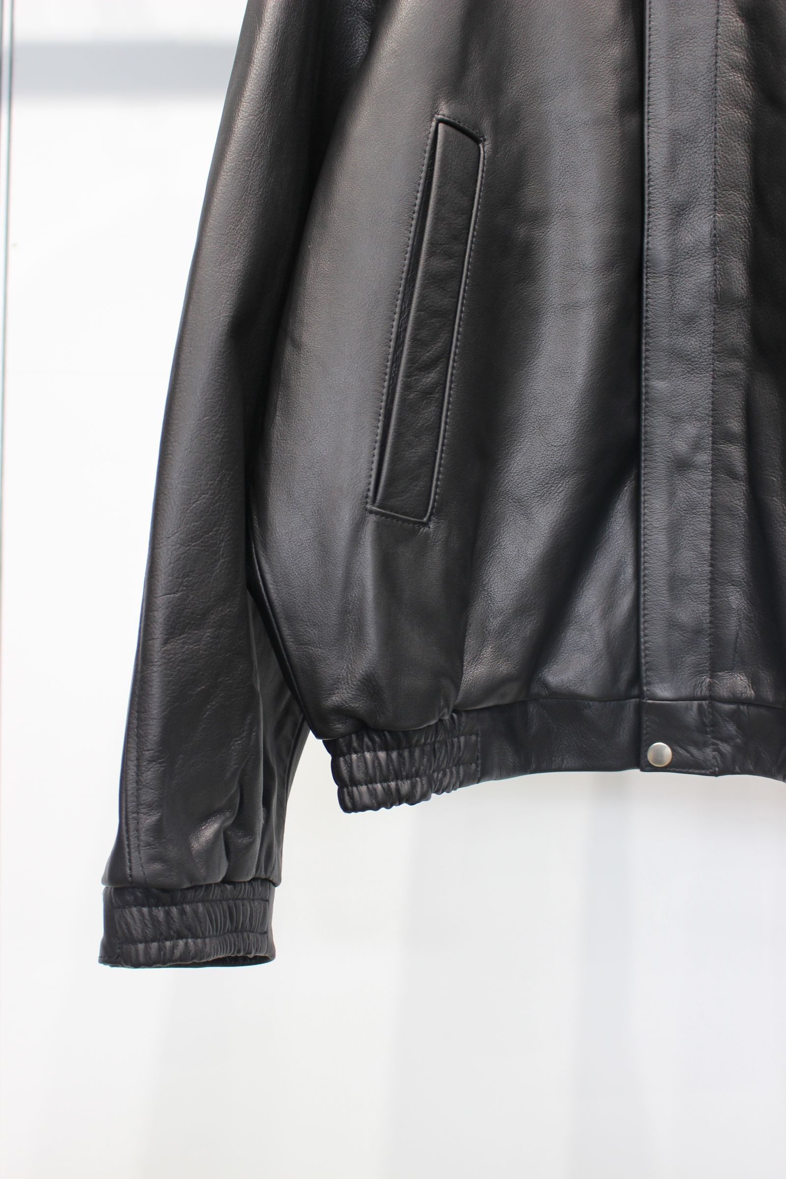 UNIVERSAL PRODUCTS - LEATHER BLOUSON | BLACK | レザー