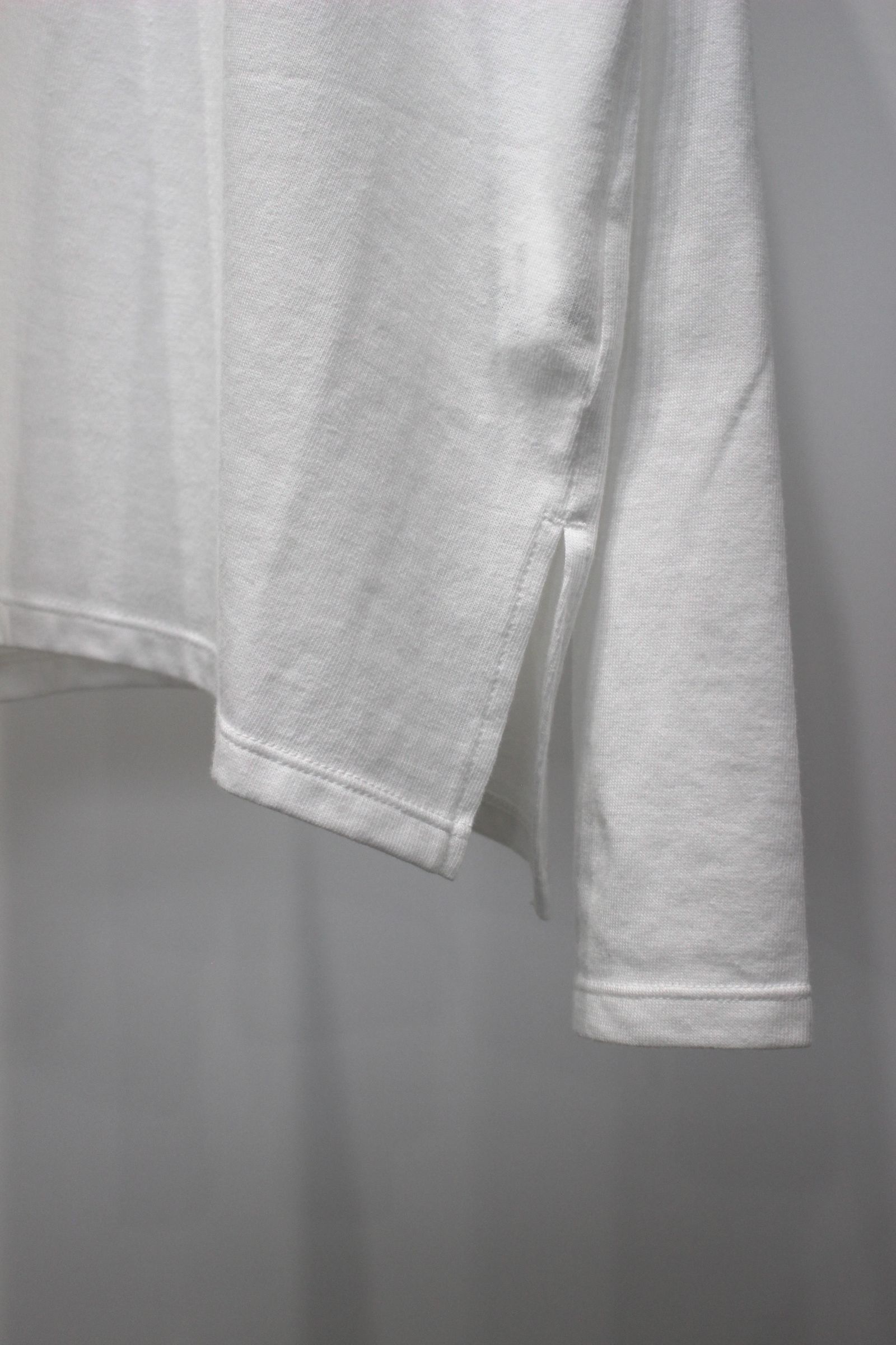 C/R LS T-SHIRT | WHITE | カットソー