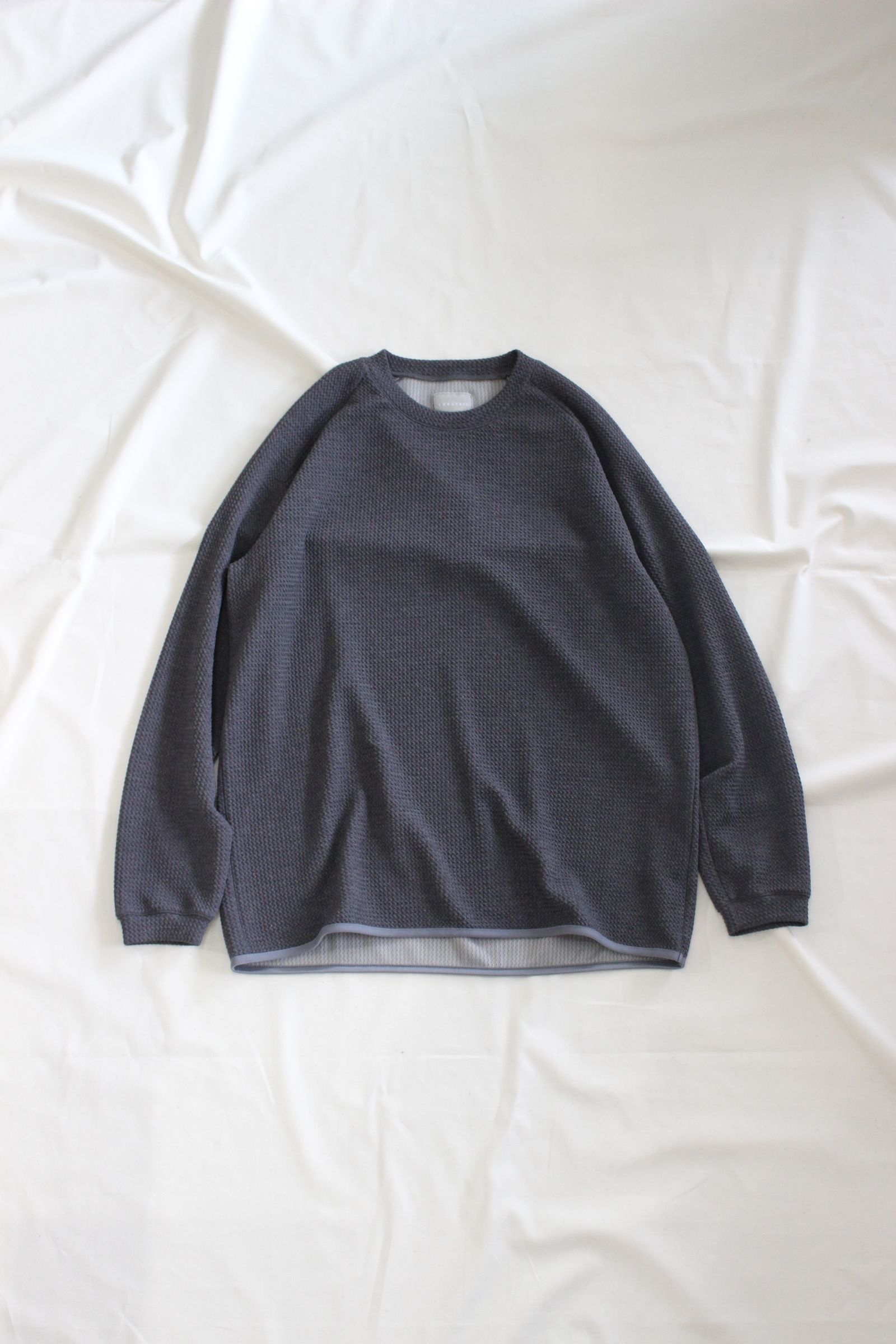 SOFT RIPPLE JERSEY L/S TEE | GRAY | カットソー