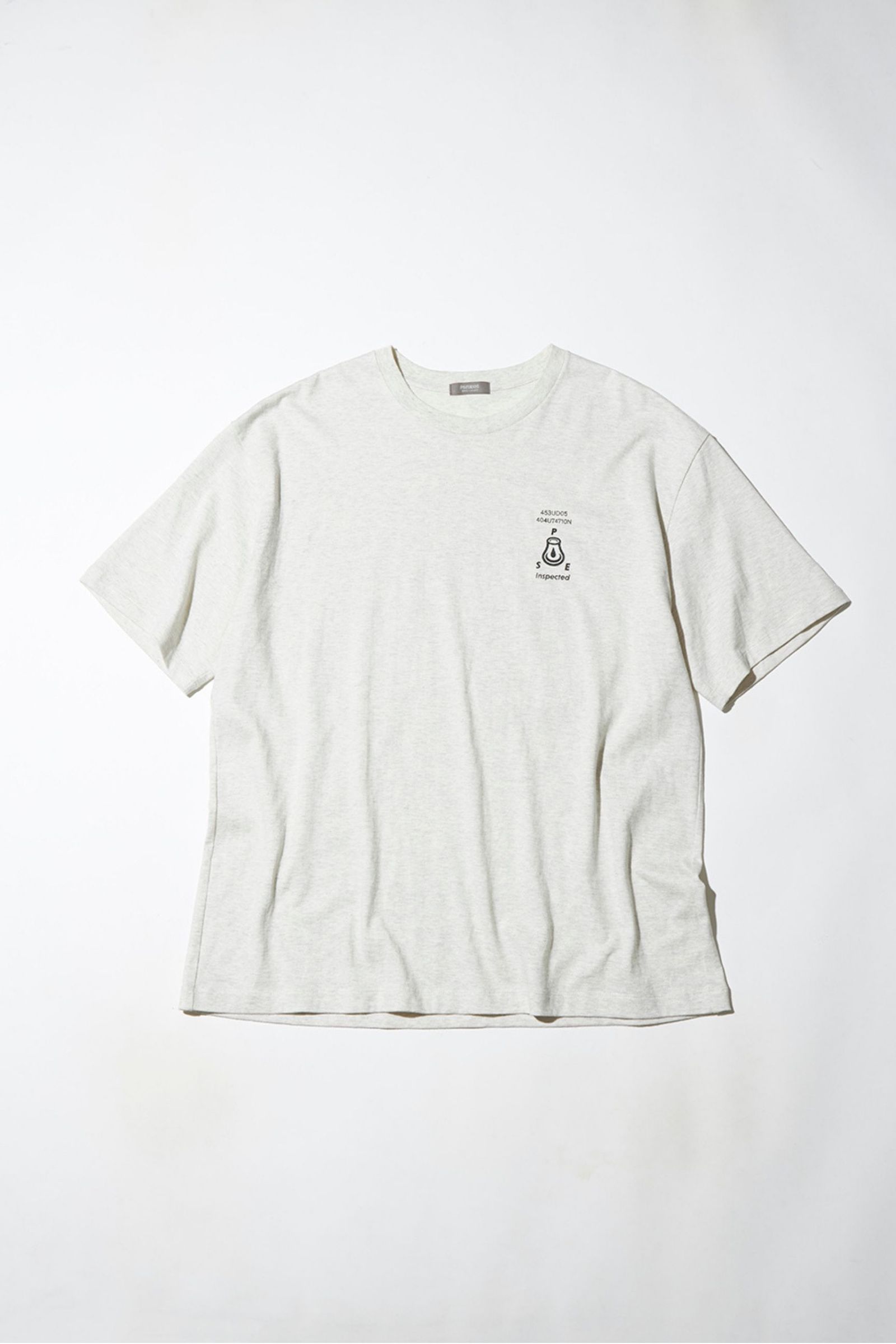 PRINTED CROSS NECK T-SHIRT SS -WATER-/プリントカットソー