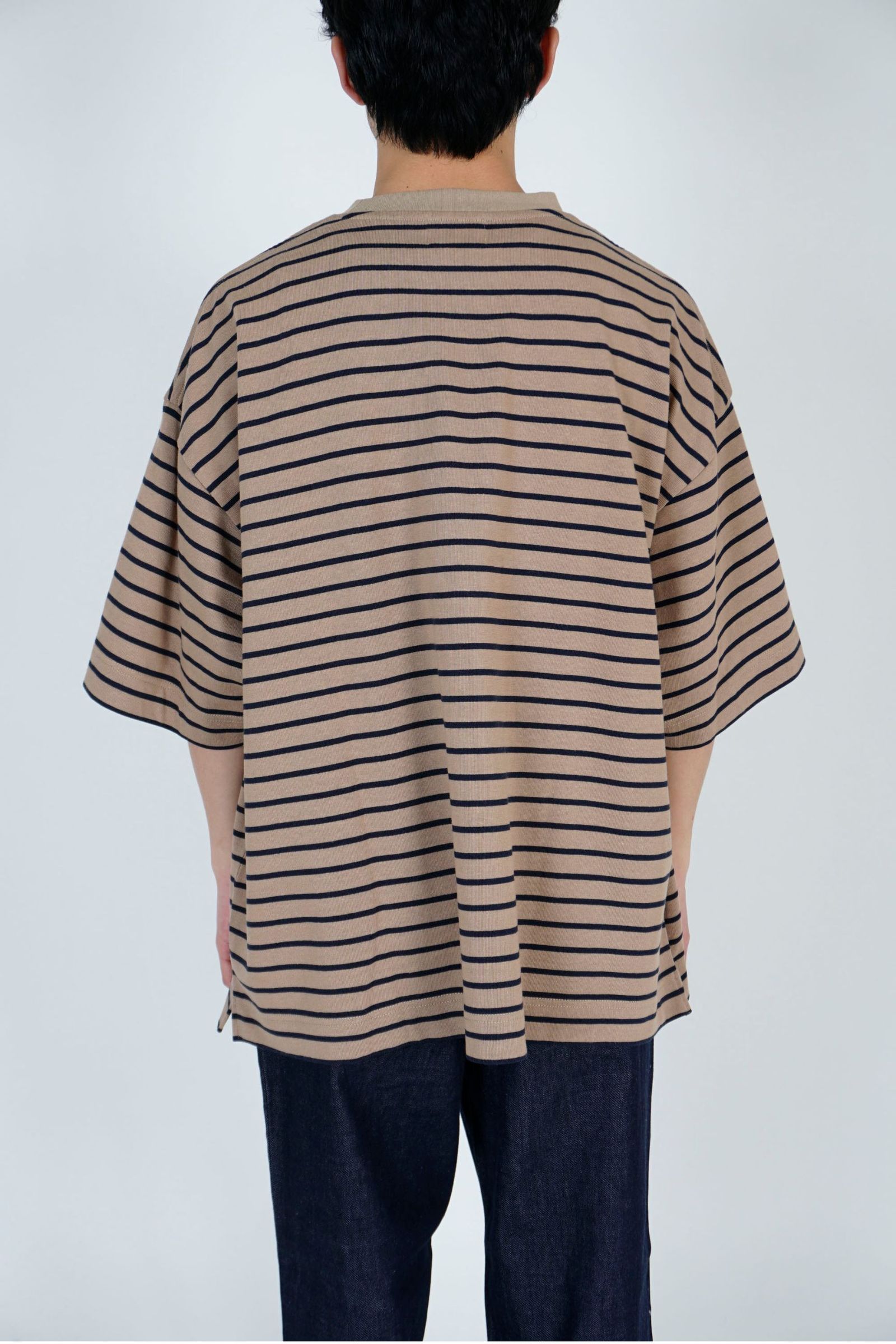 BORDER WIDE S/S TEE/カットソー