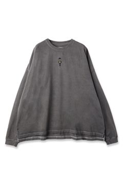 ALIEN PIGMENT OVER SIZE L/S | BLACK | カットソー