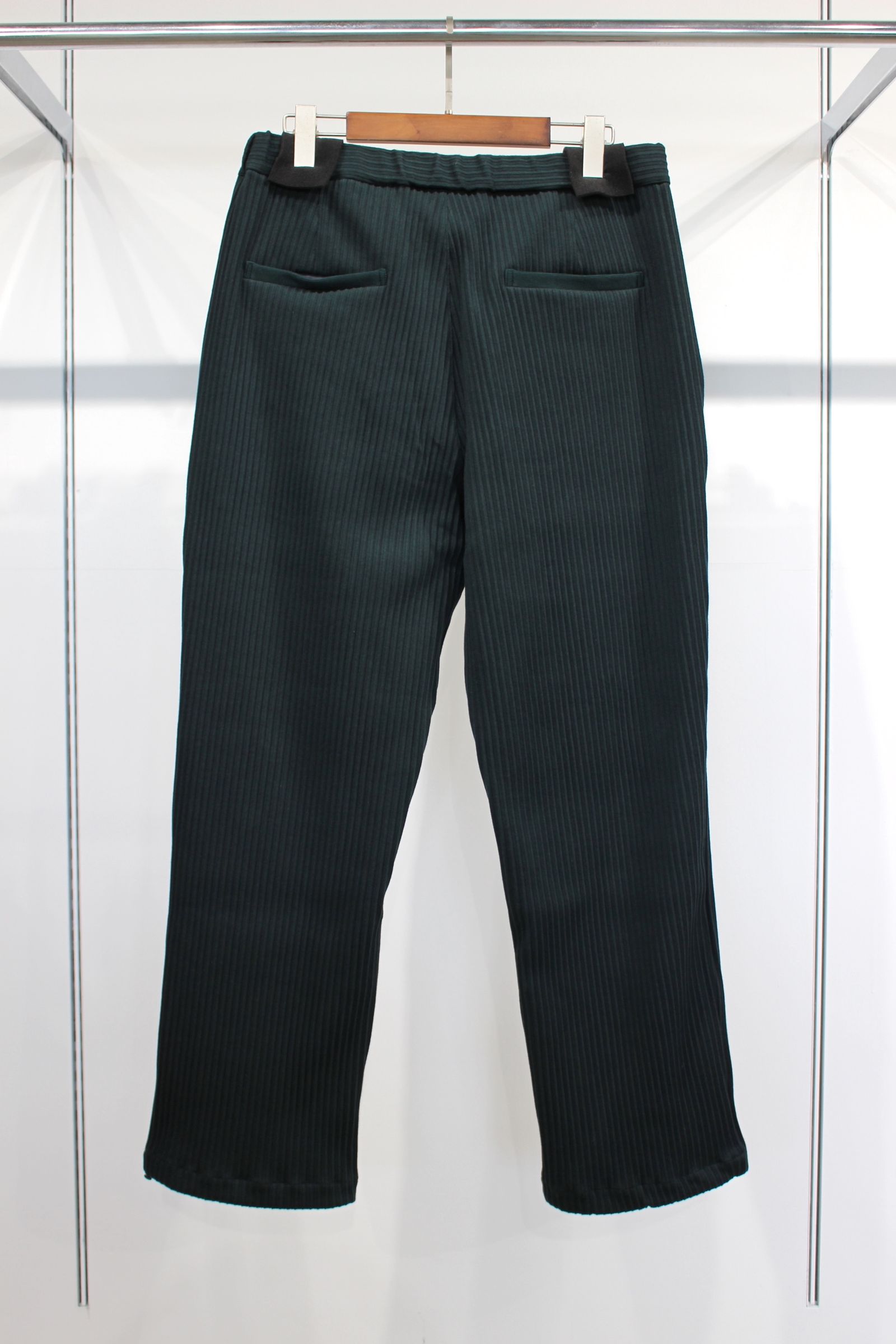 ACCORDION RIB EASY PANTS/リブイージーパンツ
