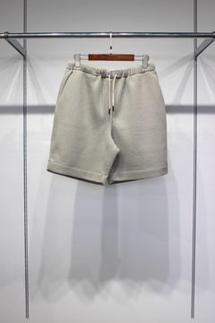HONEYCOMB KNIT SHORTS | LIME BEIGE | ショートパンツ