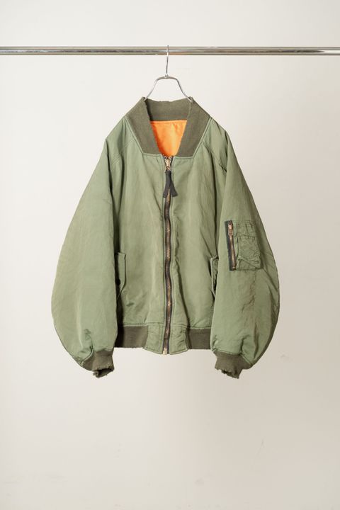 AGING BOMBER JACKET | KHAKI | ボンバージャケット