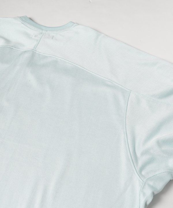 FOOTBALL PLATING OVERSIZED T-SHIRT/フットボールtシャツ/サックス