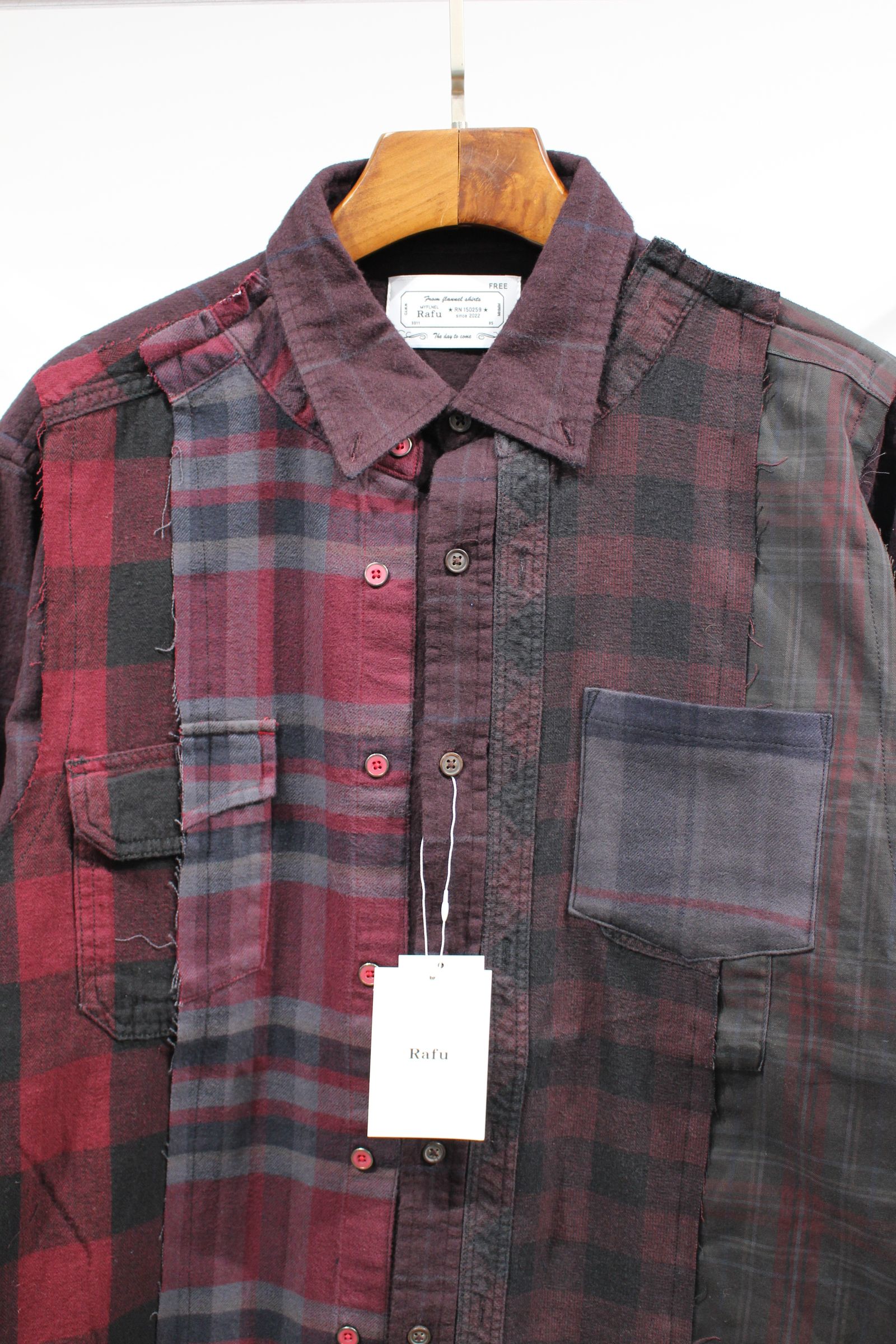 Remake shirt | Black DYE-B | シャツ
