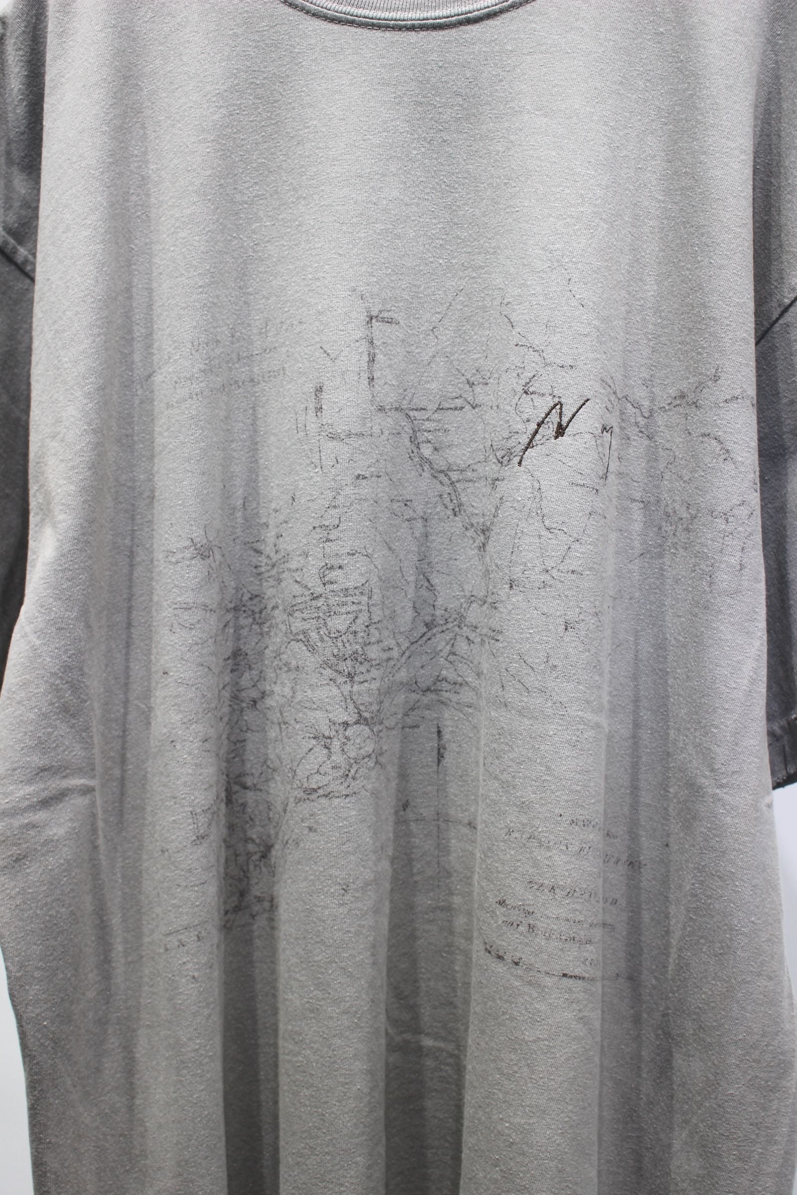 [ラスト1点] OLDMAP T-SHIRT | GRAY | カットソー