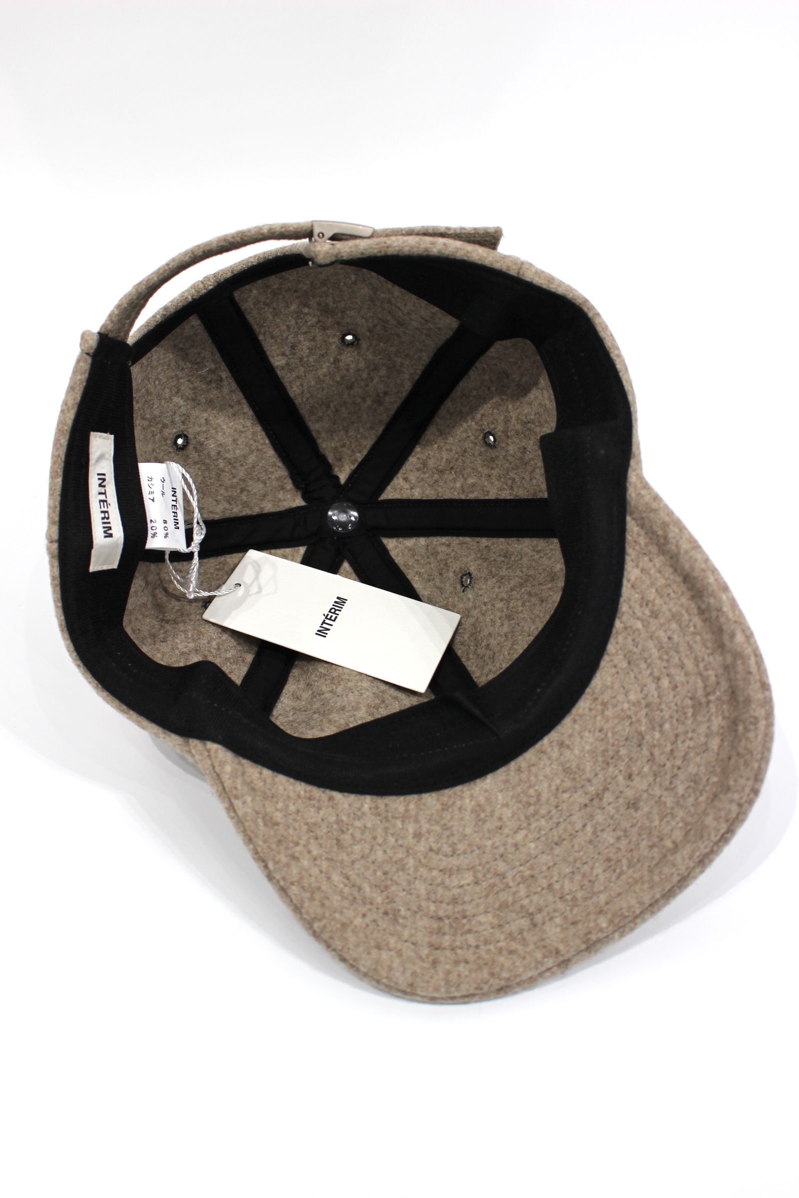 INTERIM - HEAVY WOOL CASHMERE TRICOTINE 6P CAP/BEIGE | NapsNote