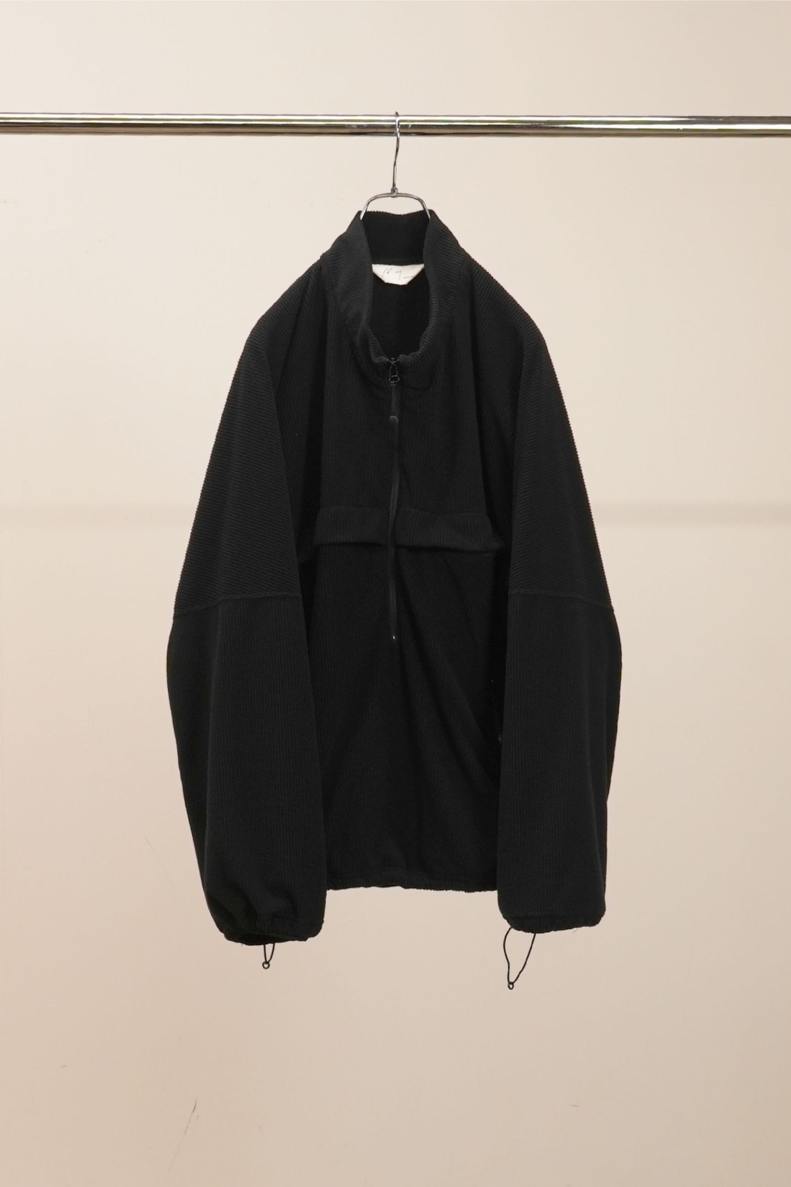 KIMONO ZIP FLEECE | BLACK | フリース