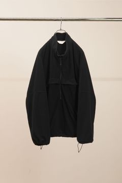 KIMONO ZIP FLEECE | BLACK | フリース