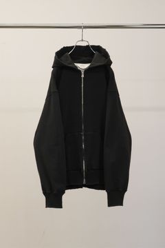 ZIP HOODIE | BLACK | ジップフーディー