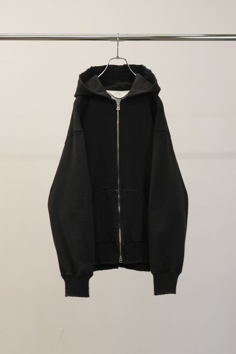 ZIP HOODIE | BLACK | ジップフーディー