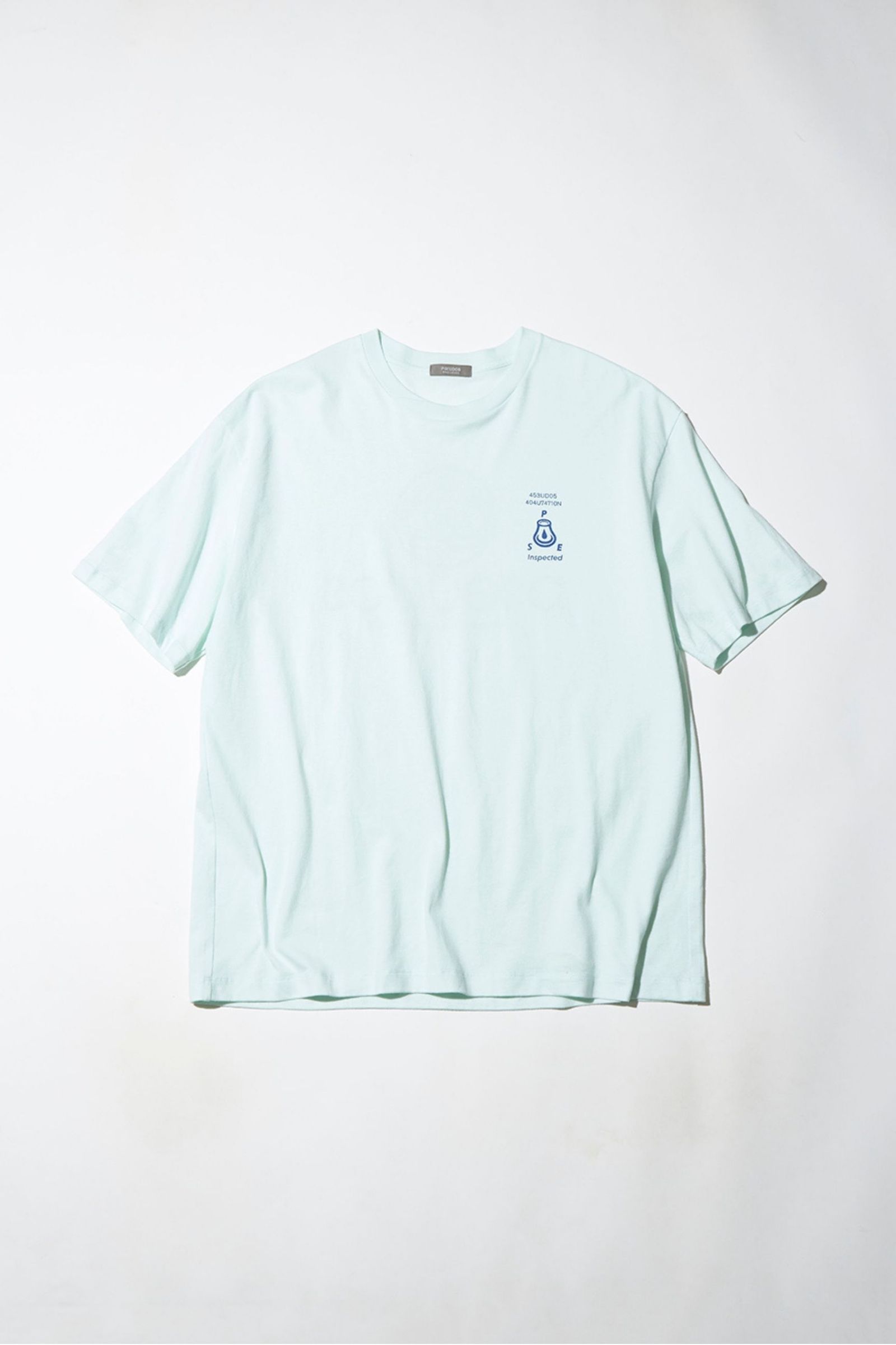 PRINTED CROSS NECK T-SHIRT SS -WATER-/プリントカットソー