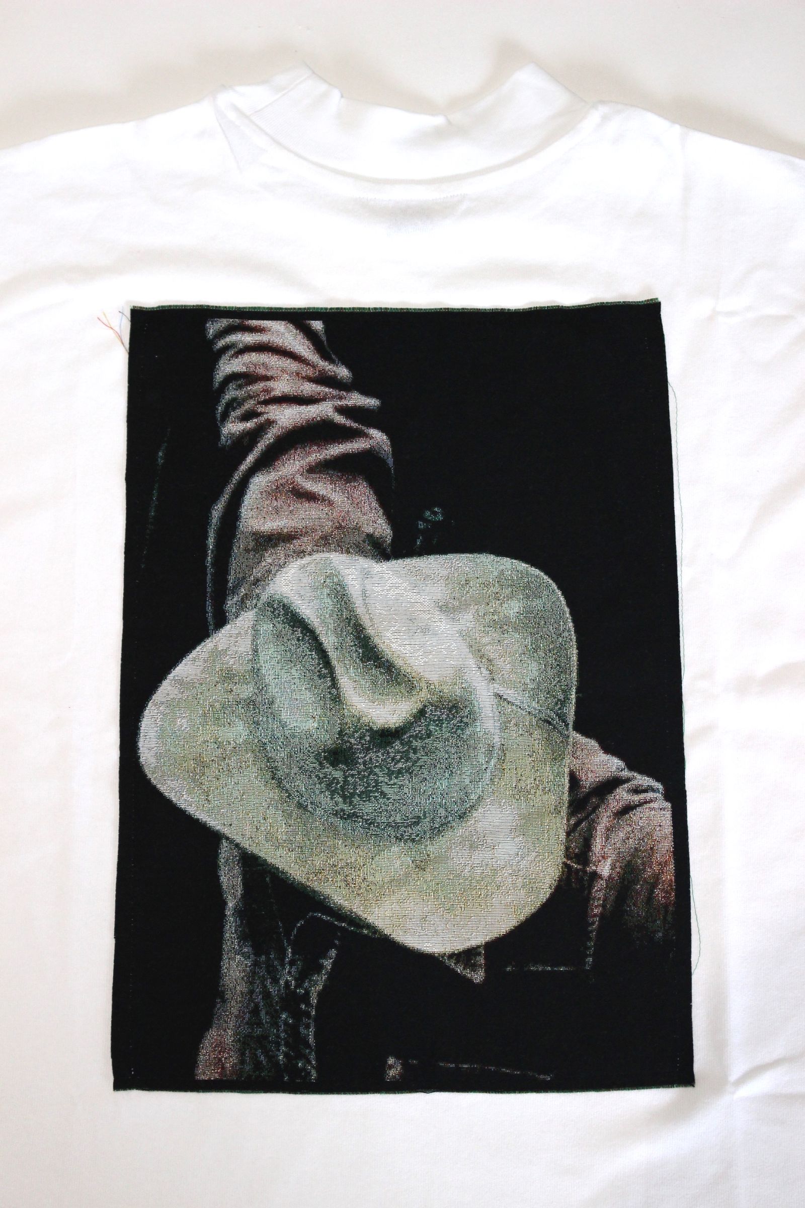 PATCH LAYERED MOC NECK L/S T-SHIRT/カットソー