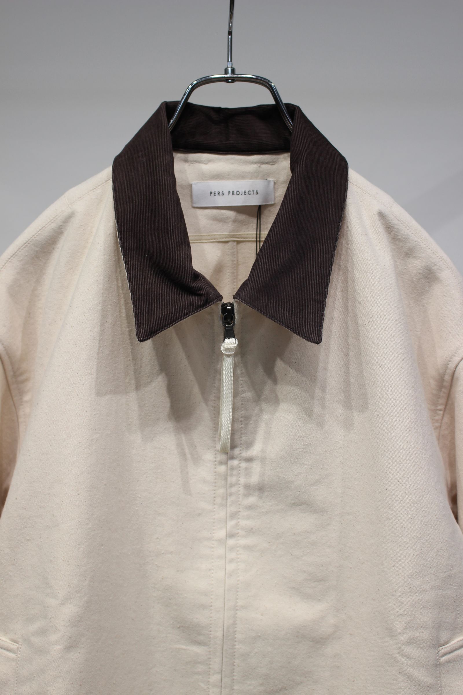JENS SHORT BLOUSON "moleskin" | ECRU | ブルゾン