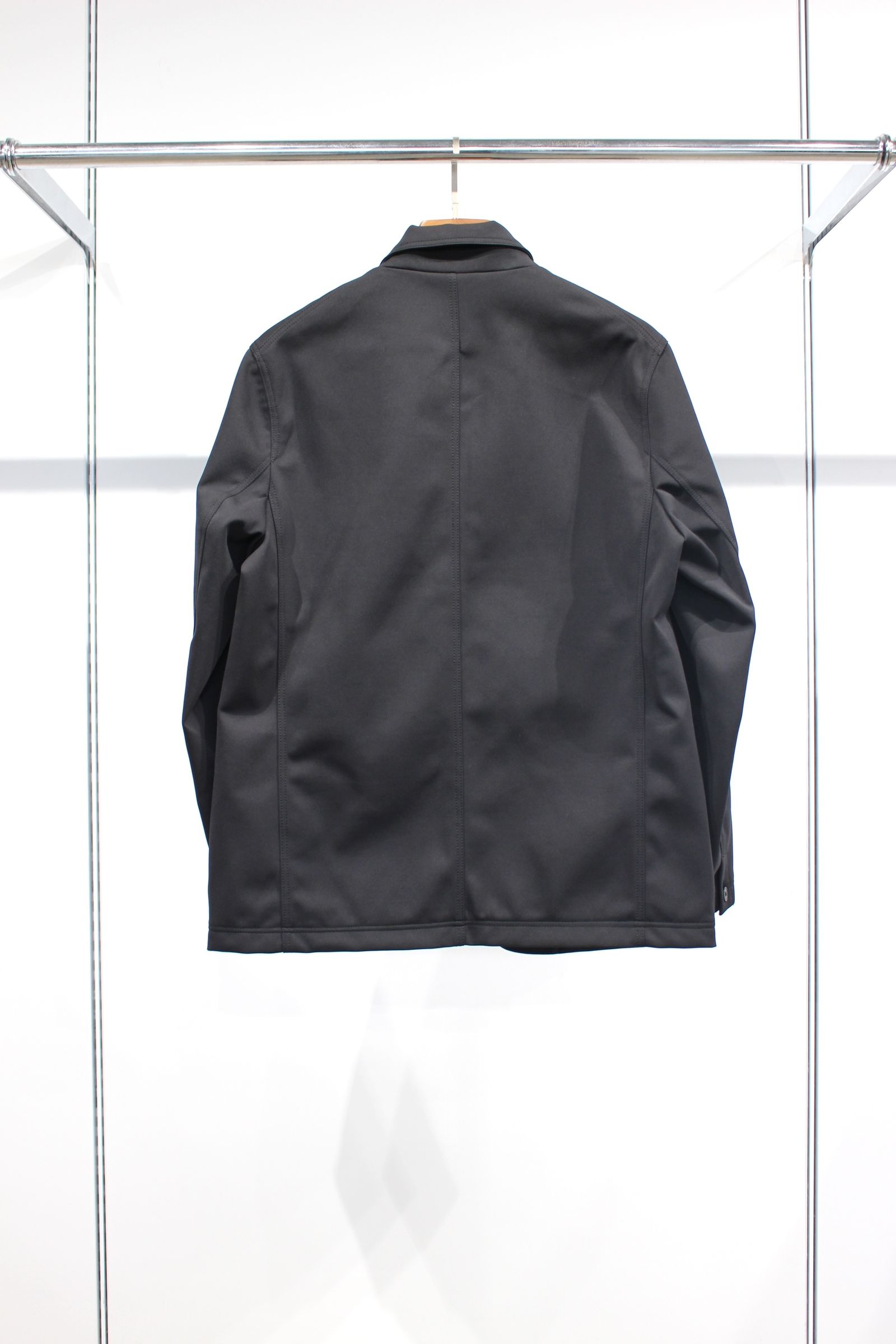 SOLID DOUBLE-KNIT JACKET | BLACK | テーラードジャケット