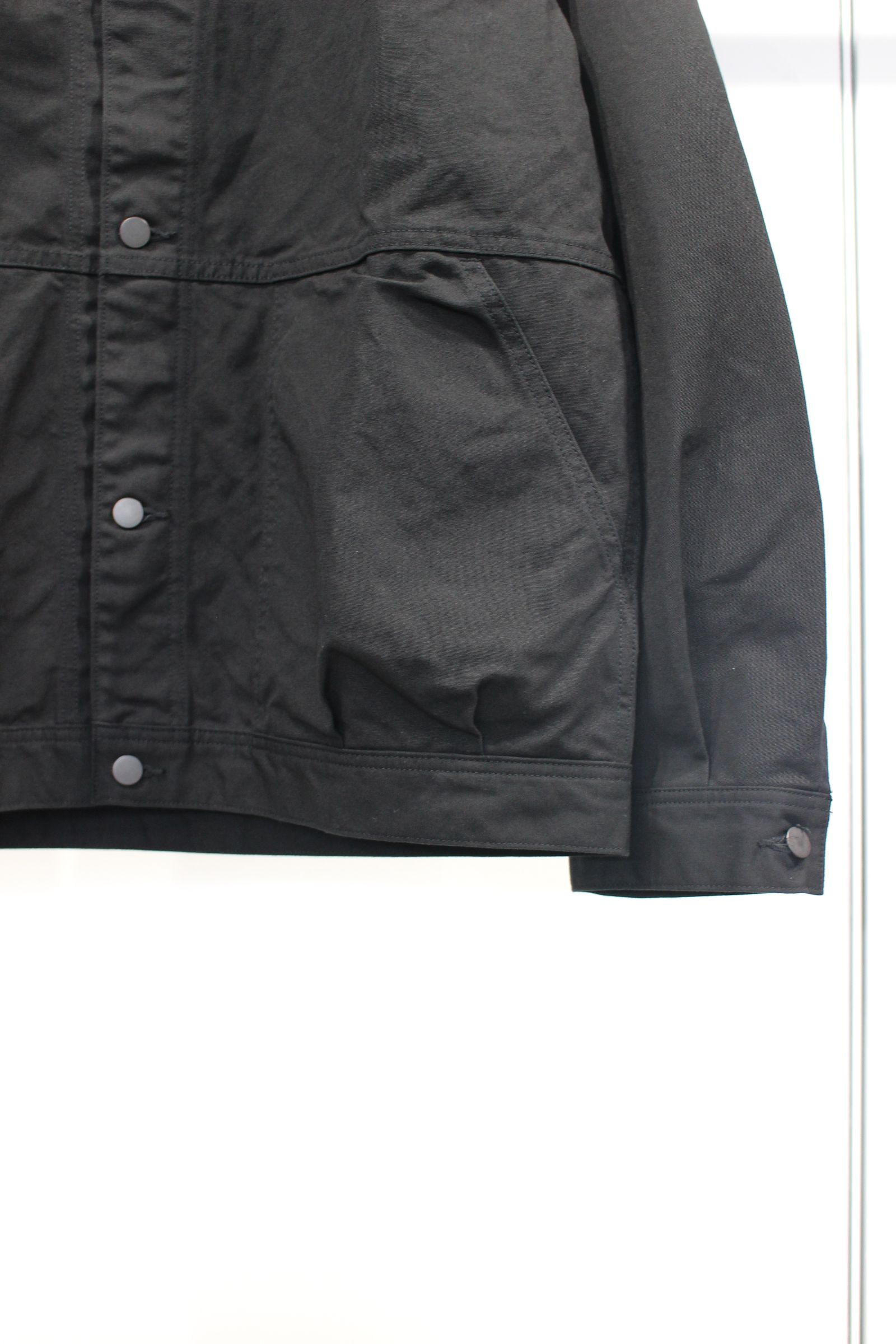 LIAM TRUCKER JACKET”CANVAS” | BLACK | ジャケット