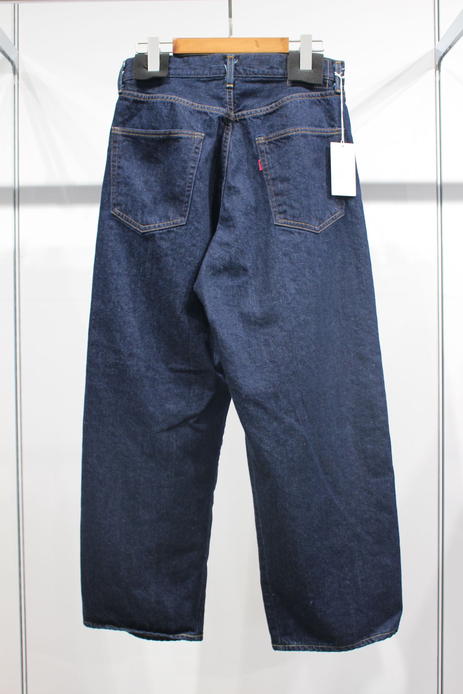 INTERIM - 40'S MIL BAGGY ZIPPED SHUTTLE DENIM TROUSERS