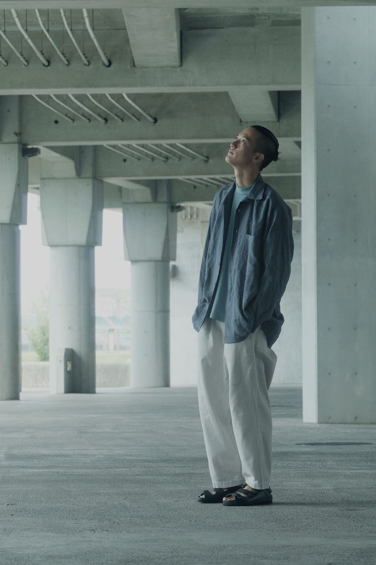 MASON FATIGUE EZ TROUSERS/ワイドトラウザーズ