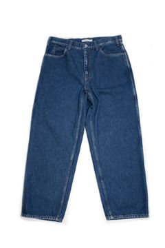 5POCKET WIDE DENIM PANTS(BIO WASH)/ワイドデニムパンツ