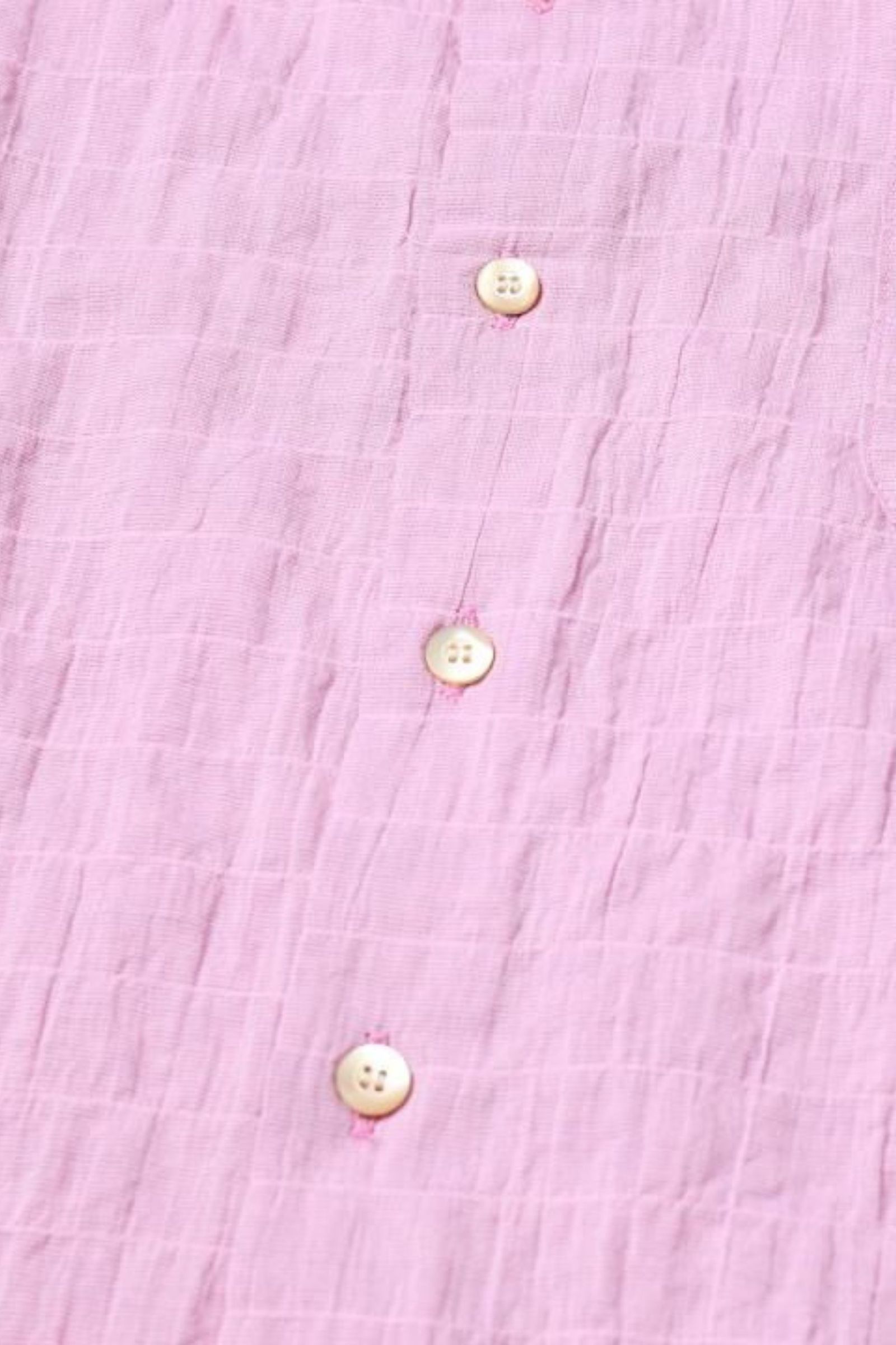 WRINKLE SHIRT S/S | PINK | シャツ