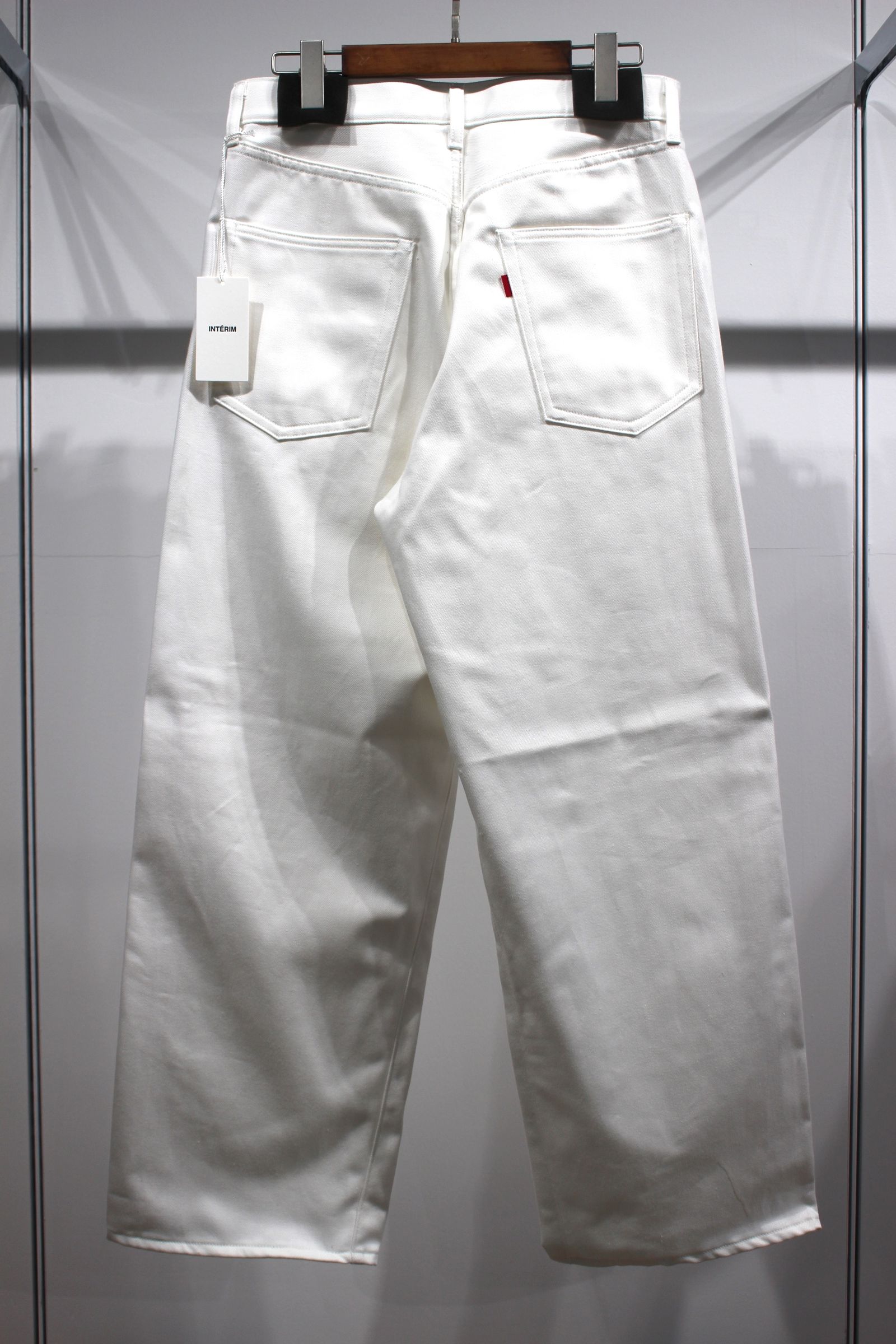 INTERIM - 40'S MIL BAGGY ZIPPED SHUTTLE DENIM TROUSERS/デニム