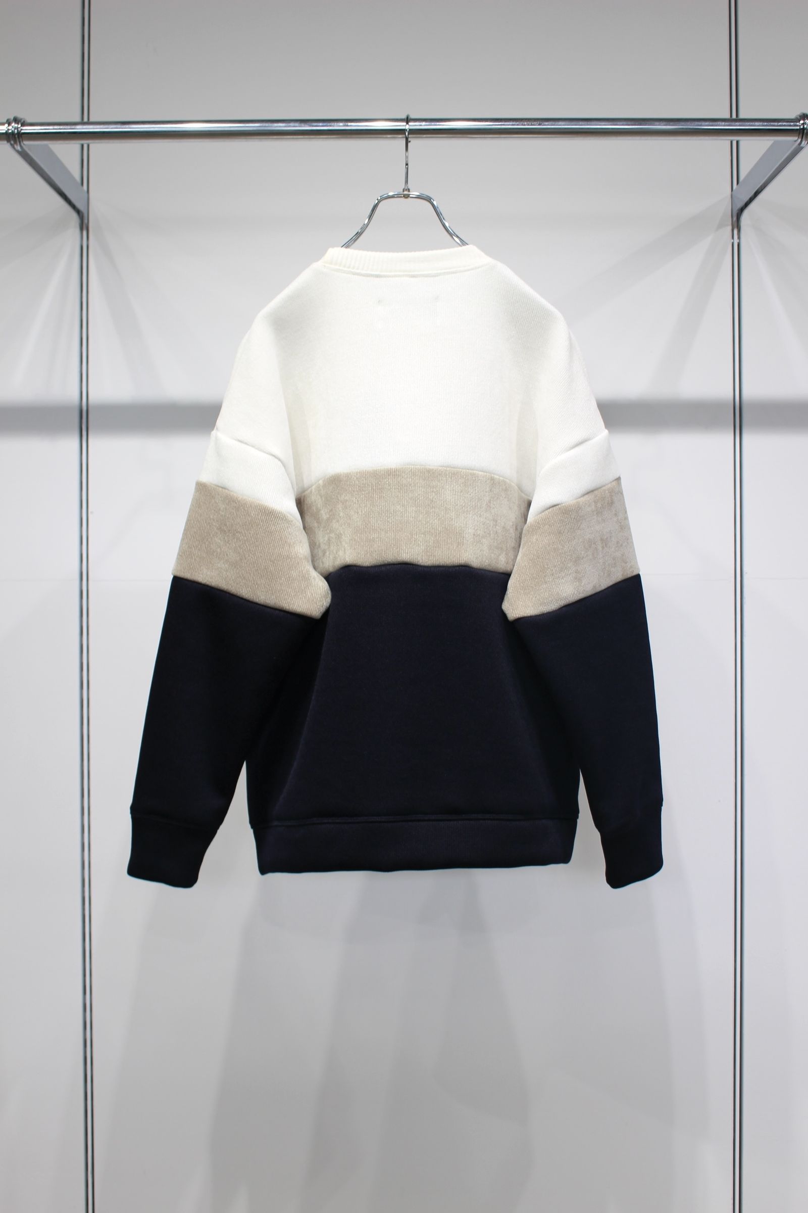 TRICOLOR VINTAGE P/O | SNOW | クルーネックプルオーバー