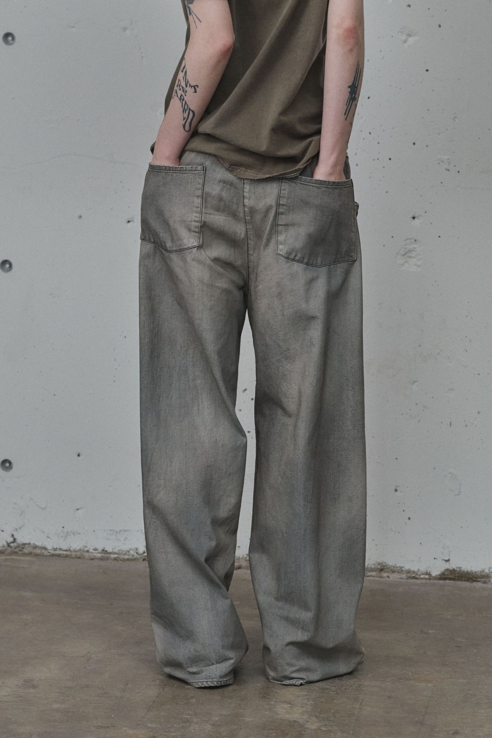 #06 10oz AGING type-A | BLACK | デニムパンツ